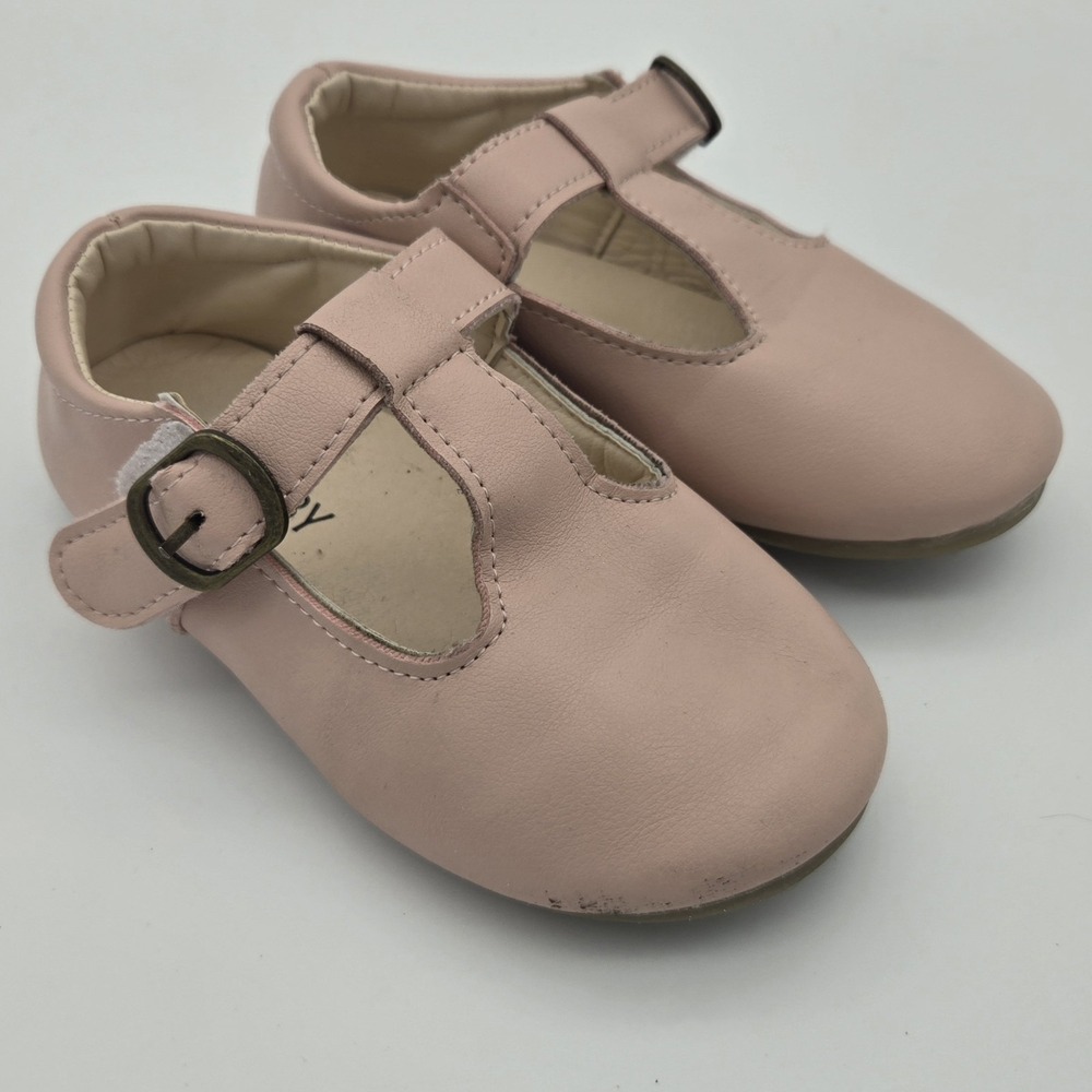 MG Baby Girls Mary Jane Shoes pink Size 27 Black US10 Toddler